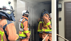 豊田市消防 ナカジツ住宅で消防訓練 ～リアルな訓練場所提供で地域