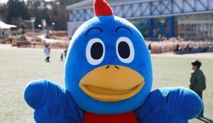 ゆるキャラGP愛知県内5位のチューカイくん岡崎でパレードに参加